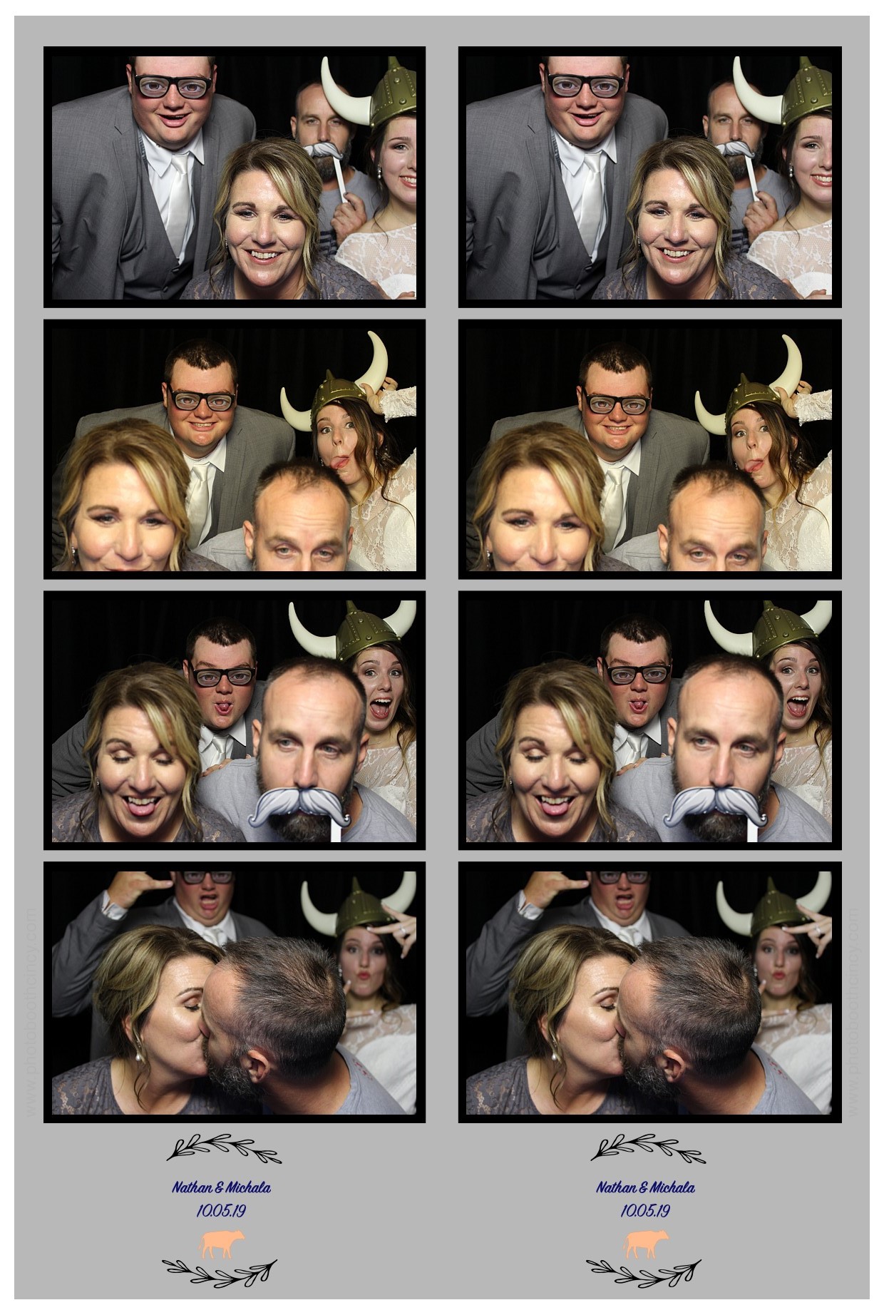 Michala Binkly & Nathan Hall Wedding Reception | View more photos from the event at gallery.photoboothcincy.com/u/PhotoBoothCincy/Michala-Binkly-Nathan-Hall-Wedding-Reception